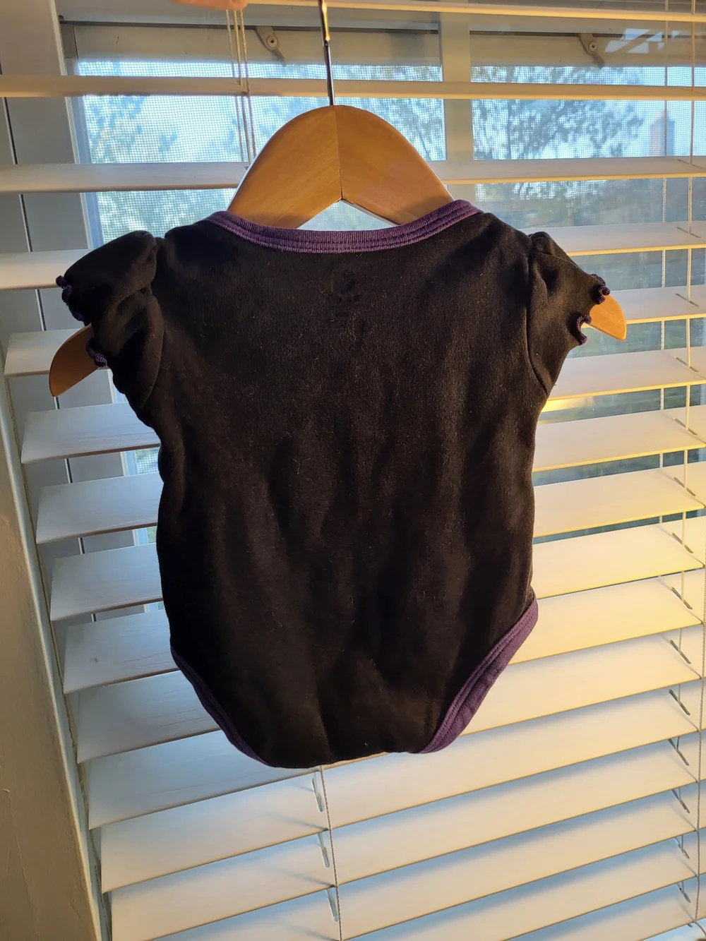 NFL Baltimore Ravens Black and Purple Baby Bodysuit